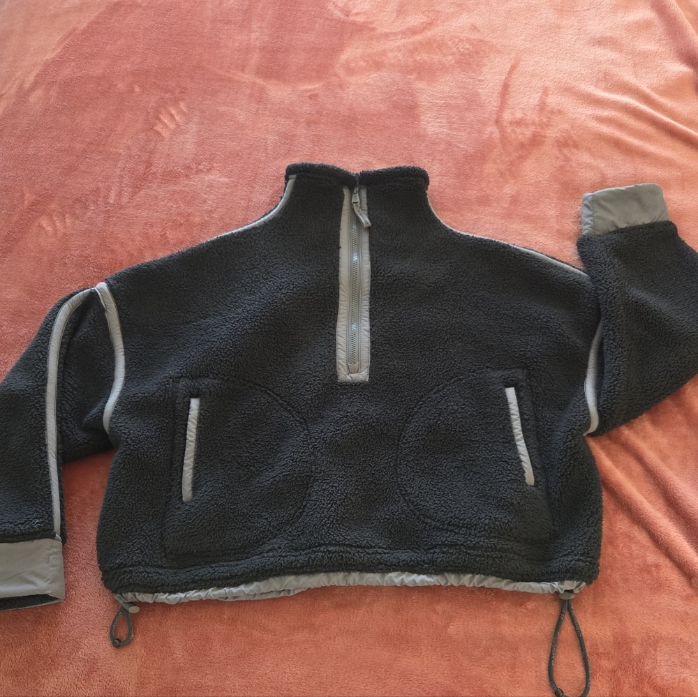FP Movement Black Half Zip Fleece Jacket
